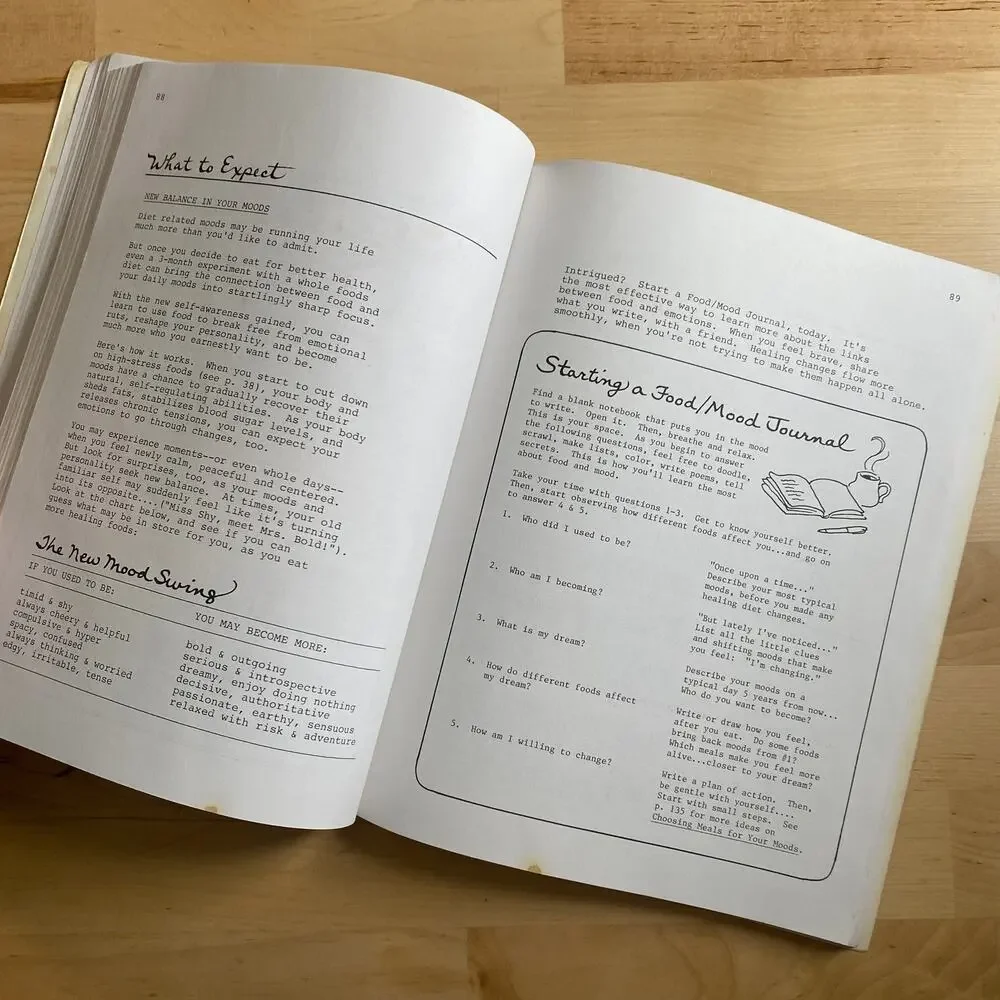Vintage 1989 The Self Healing Cookbook
